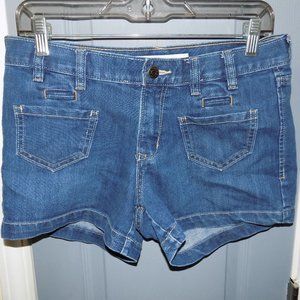 OLD NAVY MID RISE DENIM JEANS MINI SHORT SHORTS